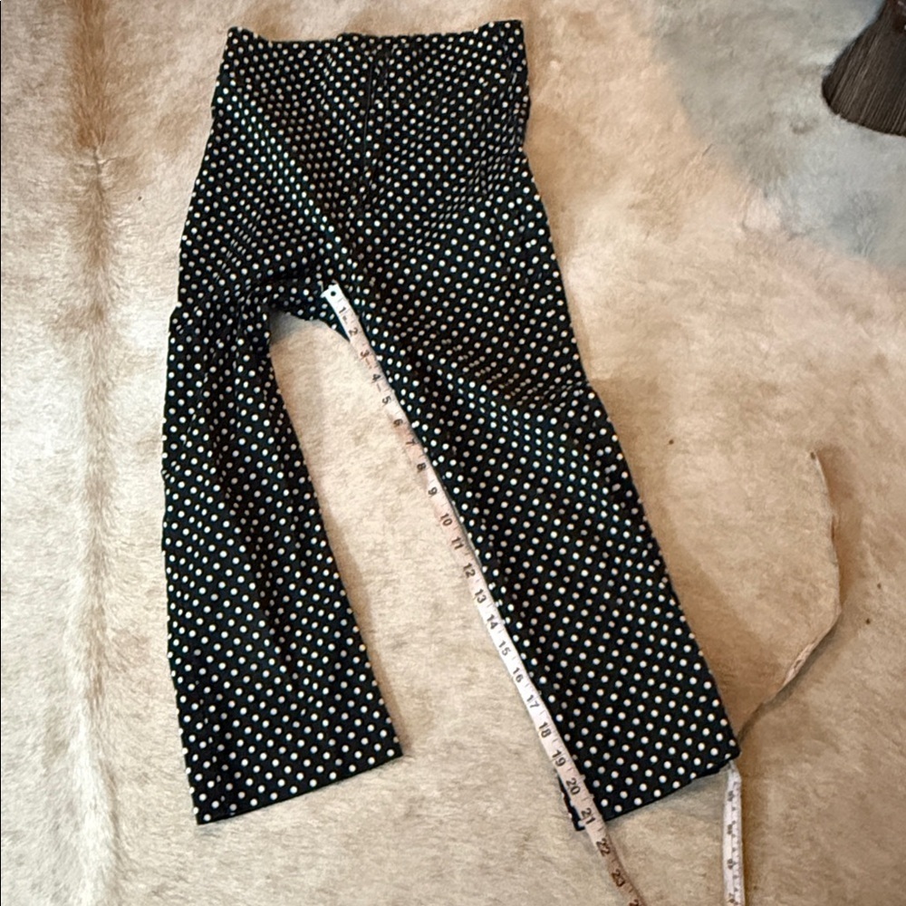 Zara Black and White Polka Dot pants - Picture 3 of 7